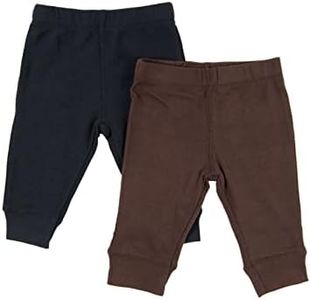 Leveret Baby Crawling Pants & Legging Set Kids Baby Pants (Navy & Brown 24 Months)