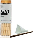 PaNt King Size Paper Cone Rolls, 100PC with Cone Loader, 2 Doob Tubes & Sealed Cans - Natural Unrefined, PaNt Brand