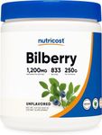 Nutricost Bilberry Powder 250 Grams - Gluten Free and Non-GMO