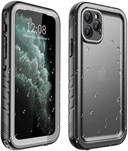 SPORTLINK iPhone 11 Pro Waterproof Case, Full Body Underwater/Rugged/Heavy Duty Shockproof/Dustproof Case with Built-in Screen Protector for iPhone 11 Pro 5.8 Inch (Black)