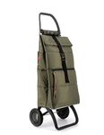 ROLSER Big Polar 2 Wheel Foldable Shopping Trolley - Kaki