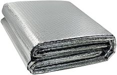 Bubble Foil Insulation, 16 In X 10 Ft Reflective Insulation, Foam Core Radiant Barrier, Summer Window Insulation, Portable Ac Insulation, PVC Pipe Insulation, Garage Door Insulation Panels