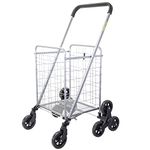 dbest Products Stair Climber Cruiser Cart, Silver