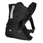 Chicco Easy Fit Baby Carrier with 2 Carry Positions, Safe & Easy to wear, 0m+ (Black Night)