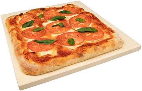 CucinaPro Pizza Stone for Oven, Grill, BBQ- Extra Thick 5/8" Cordierite Rectangular Baking Stone for Better Cooking- 16" x 14" Pan- Holds High Temperature Perfectly For Crispy Crust- Kitchen Must Have