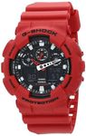 Casio G-Shock Men's X-Large Red Watch (Model: GA100B-4A)