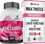 EBYSU Milk Thistle Capsules (Made i