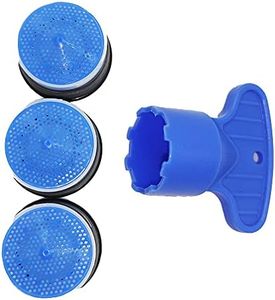 M16/M18(M18,5)/M22/M24 M18 x 4 Pezzi aeratore rubinetto Filtri, Rubinetti Lavandino Risparmio Idrico rompigetto, 3 pcs Inserisci Aeratori del Filettatura Esterna con 1 pcs Chiavi (M18)