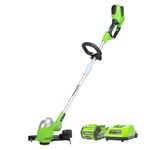 Greenworks 40V 13" String Trimmer, 2.0Ah Battery and Charger Included