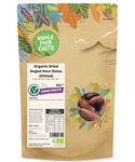 Wholefood Earth Organic Dried Deglet Nour Dates (Pitted) – 2 kg | GMO Free | Raw | Vegan | High Fibre | Certified Organic