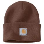 Carhartt Knit Cuffed Beanie Hat, Brown, One Size