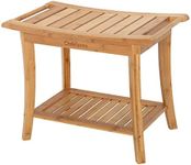 OasisSpace Bamboo Shower Bench 24 W