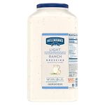 Hellmann's Light Ranch Salad Dressing Jug Gluten Free, No Artificial Flavors, added MSG or High Fructose Corn Syrup, 1 gallon (Pack of 1)