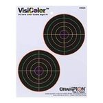 Champion Traps & Targets Visicolor Double Bullseye Target 10 Pack, 45826