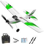 VOLANTEXRC RC Plane Trainer 3CH Remote Control Airplane with Prop Saver, 6-Axis Gyro Stabilizer & 3 Modes to Fly, Hobby Radio Controlled Aircraft RTF for Beginners, Adults, Boys and Kids (400mm,Green)