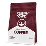 Sleepy Owl Dark Roast Ground Coffee for Pour Over | 100% Arabica | Medium Grind Coffee | Also Suitable for Aeropress, Drip machine | 250g | Sourced From Chikmagalur