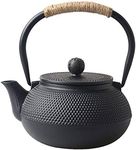 Sharemee-Japanese Teapot, Cast Iron Teapot with Stainless Steel Soaking Device, Suitable for Loose Tea and Tea Bags, Can be Used in The Stove, Induction Cooker,Suitable for Home Use 650ml/23oz
