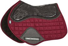 WeatherBeeta Ultra Grip Jump Shaped Saddle Pad, Burgundy, Full