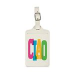 Genuine Fred, Wander Ware - Luggage TAG, Ciao!, Travel Luggage tag with Name & Information ID Card, 2.75" x 4.7", Assorted