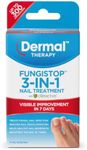 Dermal Therapy Fungistop 3-in-1 Nail Treatment | Solution for the Treatment and Prevention of Nail Fungus | 4ml