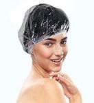 Bodylife Beauty 10 Disposable Shower Caps Waterproof Hair Caps Clear 44cm 10 Peices