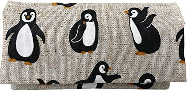 Plan B Cigarette Cases Tobacco Rolls Yolo Penguins 16 x 8.5 cm 50 g with EVA Rubber Bag Beige with Print, Beige Background with Penguin Print, XL, Cigarette case