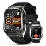 KOSPET Smart Watch for Men,1.96" HD Display Fitness Watch Tracker AI Voice Assistant, 60 Days Long Battery, 5ATM &IP69 Waterproof 170+ Sports Modes 24H Sleep Monitor Smartwatch for Android iOS Black