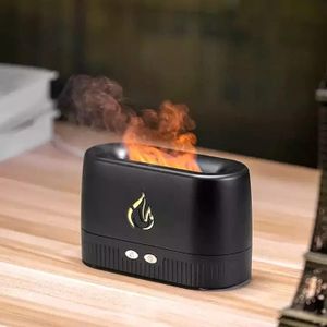ROCKTECH® Flame Humidifier Aroma Diffuser Noiseless with Auto Shut Off Aromatherapy Air Humidifier for Home,Babies, Bedroom,Office & Gift
