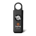 Byrna Banshee Personal Safety Alarm - 130 dB Loud Military Grade Self Defense Emergency Keychain Siren Device with LED Strobe Alert Light for Women, Men, Children, Elderly, Hikers and Runners (Black)