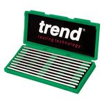 Trend Craft Pro Solid Carbide Planer Blades, 82 x 5.5 x 1.1mm, 5 Pairs, Double Edged Replacement Planer Blades, CR/PB29/5PR