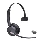 Yealink BH70 Mono Wireless Bluetooth Headset with Microphone for Work, up to 35h Talking Battery Life, 3-Mic Noise Cancellation, 91g Lightweight Microsoft Teams Certified Work Headsets for PC, USB-A