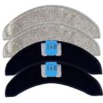 GVMM mop pad Compatible with iRobot Roomba Combo j7/j7+Microfiber Mopping Pad, Washable & Reusable Cleaning Refill Pads (4 Packs)