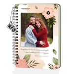 Jhingalala Diaries - Customized Diary with Name and Photo For Anniversary, Frienship, and Valentine | Customized Wiro Notebooks Diary With Monthly Planner and Calendars 2024 (Size 21 x 14.5 Cm)