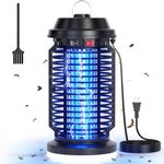 YISSVIC Bug Zapper Outdoor Indoor Waterproof Electric Mosquito Zapper Effective 4200V Plug in for Kitchen Patio Courtyard Garden Camping