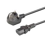 10A 250v Power Cable 3 Prong Power Cord, 1.5m Ps3 Pc Power Cable Monitor Power Cable Computer Power Cables, C13 Kettle Plug Power Lead Three Pin Lg Tv Power Cord Uk Ac Plug