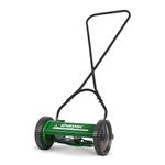 Sharpex 12" Manual Push Lawn Mower for Home Garden | 17–33mm Grass Cutting Range | 5 Height Adjustment Positions | Suitable for up to 400 sq ft | Without Grass Catcher | Made in India | Green