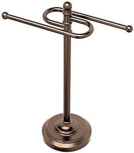 Gatco 1545BZ Countertop S-Style Towel Holder, Oil Rubbed Bronze