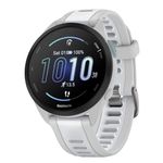 Garmin Forerunner 165, Easy to Use Lightweight GPS Running Smartwatch, AMOLED Touchscreen, Advanced Training, Insights and Features, Safety and Tracking Features, Up to 11 days Battery Life, White