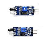 ApTechDeals IR Infrared Sensor Module Reflective Photoelectric Light Intensity DIY Kit for Arduino UNO (Pack of 2pcs)