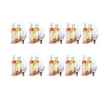 Wipro Garnet 5W Frosted Candle Bulb |Warm White (2700K)|E14 Base|For Chandeliers & Decorative Lights|4Kv Surge Protection |440V High Voltage Protection |Energy Efficient |Pack Of 10 - Led
