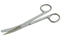 GOLDFINCH™-Premium Quality DRESSING SURGICAL SCISSOR CURVE 6'' SHARP/BLUNT MEDICAL GRADE STAINLESS STEEL