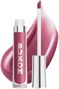 Buxom Full-On Plumping Lip Polish, Tinted Lip Plumper Gloss with Peptides & Vitamin E, High-Shine Lip Gloss that Nourishes, Vegan, AG Dolly Medium (Roseberry Mauve Shimmer)