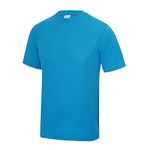 Just Cool Mens Performance Plain T-Shirt (XL) (Sapphire Blue)