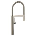 BLANCO 443252 Culina II Pull-Down Semi-Pro Kitchen Faucet - 1.5 GPM - Satin Platinum