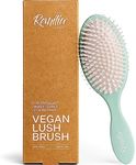 Remilia Hair Ocean Vegan Lush Brush - Detangling Brush for All Hair Types, Natural, Straight, Curly, Wet, & Dry Hair - Hair Comb with Vegan Boar Bristles & Soft Ballpoint Tips