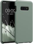 kwmobile Case Compatible with Samsung Galaxy S10e Case - TPU Silicone Phone Cover with Soft Finish - Rainwashed Green