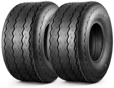 MaxAuto Trailer Tires 18.5X8.50-8 215/60-8 18.5-8.5-8 6PR Load Range C, Tubeless Tire, Pack of 2