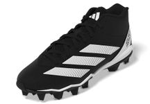 adidas Mens Adizero Impact.2 Molded American Football,Black/White/Black,10.5