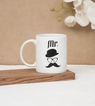 Clay Craft CC MM1 Swiss REZ15 Microwave Safe Coffee Mug for Gift to Couples Wife Husband Boyfriend Girfriend 300ml, Mr