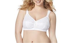 Just My Size womens1107Full_Coverage Bra - White - 50DD